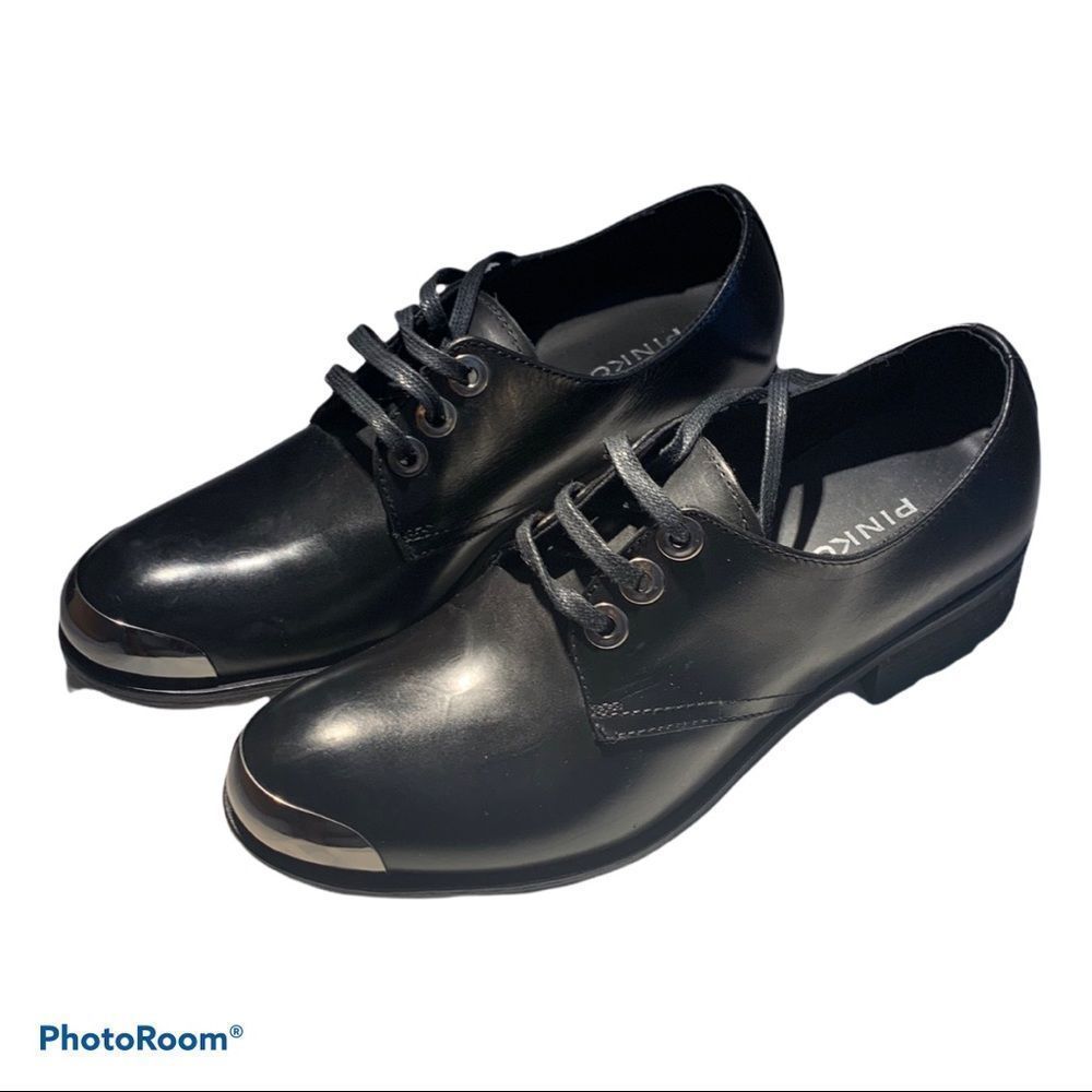 Pinko Oxford black durable 100% lather